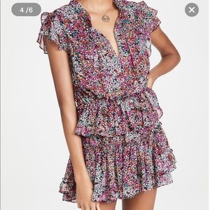Misa Lillian dress purple floral